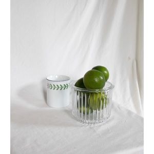 Accents - boxy ribbed vase Accents - boxy ribbed vase